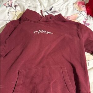 Hollister Maroon Hoodie